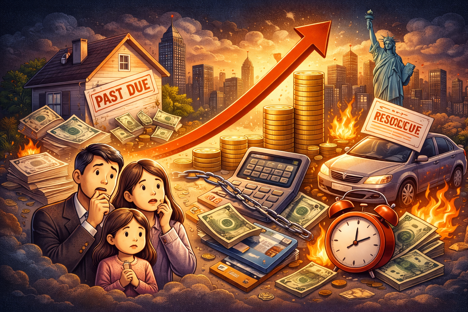 미국 가계 연체율이 8년 만에 최고라는데, 우리한테 무슨 의미일까?